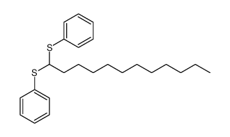 dodecane-1,1-diylbis(phenylsulfane) Structure