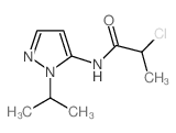 2-Chloro-N-(2-isopropyl-2H-pyrazol-3-yl)-propionamide picture