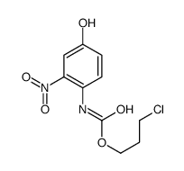 3-chloropropyl N-(4-hydroxy-2-nitrophenyl)carbamate Structure