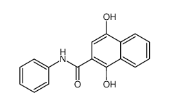 1,4-Naphthohydrochinon-2-carboxanilid结构式