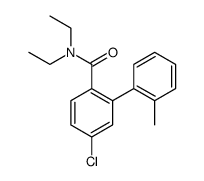 [1,1'-Biphenyl]-2-carboxamide, 5-chloro-N,N-diethyl-2'-methyl Structure