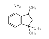 1,1,3-三甲基-2,3-二氢-1H-茚满-4-胺结构式