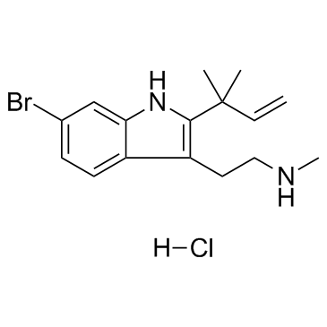 Desformylflustrabromine hydrochloride structure