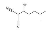 <1-Imino-4-methyl-pentyl>-malonsaeure-dinitril结构式