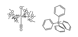 [Fe(Cl)(CO)(P(OMe)3)4]BPh4 Structure