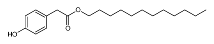 lauryl 4-hydroxyphenylacetate结构式