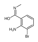 2-amino-3-bromo-N-Methyl-benzamide结构式