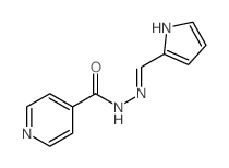 4-Pyridinecarboxylicacid, 2-(1H-pyrrol-2-ylmethylene)hydrazide结构式