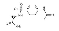 1-(N-acetyl-sulfanilyl)-semicarbazide Structure