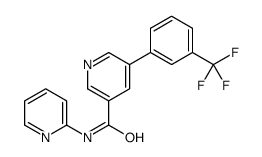 N-pyridin-2-yl-5-[3-(trifluoromethyl)phenyl]pyridine-3-carboxamide Structure