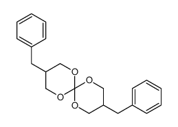 3,9-dibenzyl-1,5,7,11-tetraoxaspiro[5.5]undecane Structure