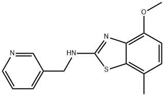 4-甲氧基-7-甲基-N-(吡啶-3-基甲基)-1,3-苯并噻唑-2-胺图片