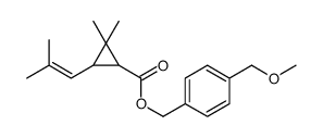 [4-(methoxymethyl)phenyl]methyl 2,2-dimethyl-3-(2-methylprop-1-enyl)cyclopropane-1-carboxylate结构式