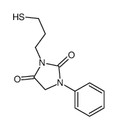 1-phenyl-3-(3-sulfanylpropyl)imidazolidine-2,4-dione结构式