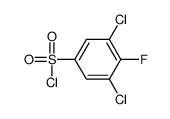 3,5-dichloro-4-fluorobenzenesulfonyl chloride structure