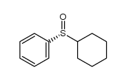 (R)-cyclohexyl phenyl sulphoxide Structure