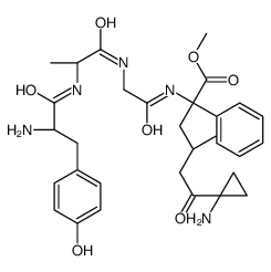 enkephalin-Leu methyl ester, Ala(2)-cyclopropyl-Phe(4)- Structure