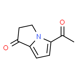 1H-Pyrrolizin-1-one, 5-acetyl-2,3-dihydro- (9CI) structure