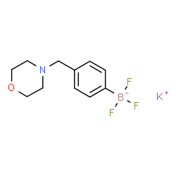 Potassium 4-((morpholino)methyl)-phenyltrifluoroborate structure