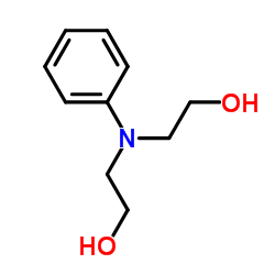 2,2'-(Phenylimino)diethanol Structure