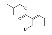 2-methylpropyl 2-(bromomethyl)pent-2-enoate结构式