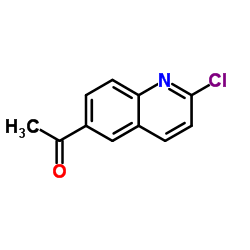 1-(2-Chloro-6-quinolinyl)ethanone Structure