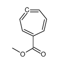 1,3,4,6-Cycloheptatetraene-1-carboxylicacid,methylester(9CI) Structure