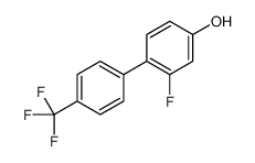 3-fluoro-4-[4-(trifluoromethyl)phenyl]phenol结构式