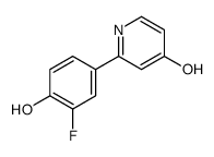 2-(3-fluoro-4-hydroxyphenyl)-1H-pyridin-4-one结构式