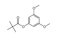 3,5-dimethoxyphenyl pivalate Structure