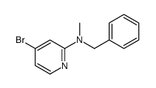 N-Benzyl-4-bromo-N-methylpyridin-2-amine Structure