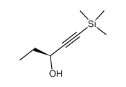 (3S)-1-(trimethylsilyl)pent-1-yn-3-ol Structure