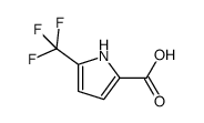 5-(三氟甲基)-1H-吡咯-2-羧酸结构式