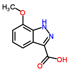 7-Methoxyindazole-3-carboxylic acid Structure