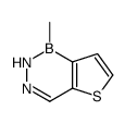 1-methyl-2H-thieno[3,2-d]diazaborinine结构式