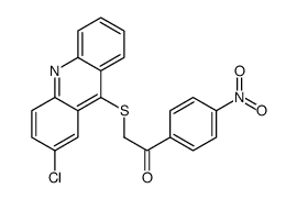 2-(2-chloroacridin-9-yl)sulfanyl-1-(4-nitrophenyl)ethanone Structure