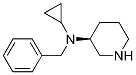 Benzyl-cyclopropyl-(S)-piperidin-3-yl-aMine structure