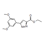 Ethyl 5-(3,5-Dimethoxyphenyl)-1H-pyrazole-3-carboxylate Structure