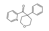 (4-phenyloxan-4-yl)-pyridin-2-ylmethanone结构式