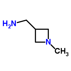 (1-甲基氮杂环丁烷-3-基)甲胺结构式