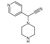 1-piperazinyl-4-pyridylacetonitrile Structure