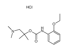 (2-Ethoxy-phenyl)-carbamic acid 2-dimethylamino-1,1-dimethyl-ethyl ester; hydrochloride结构式