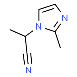 1H-Imidazole-1-acetonitrile,alpha,2-dimethyl-(9CI) Structure