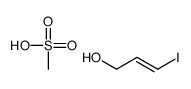 3-iodoprop-2-en-1-ol,methanesulfonic acid结构式