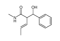 (R,R:S,S)-1-Methyl-2-(hydroxybenzyl)-3-pentenamide结构式