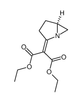 diethyl [(S)-azabicyclo[3.1.0]hex-2-ylidene]malonate Structure