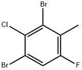 Benzene, 1,3-dibromo-2-chloro-5-fluoro-4-methyl- structure