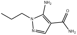 5-Amino-1-propyl-1H-pyrazole-4-carboxamide结构式