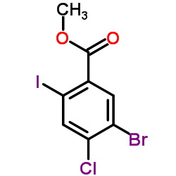 Methyl 5-bromo-4-chloro-2-iodobenzoate图片