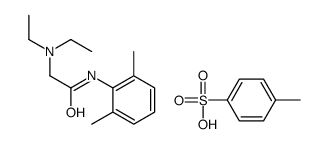 2-(diethylamino)-N-(2,6-dimethylphenyl)acetamide,4-methylbenzenesulfonic acid结构式